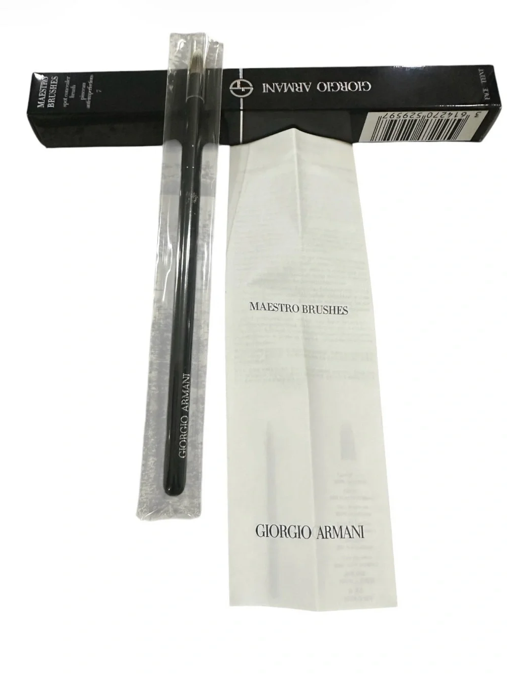 Giorgio Armani Black Maestro Eye Brush – for concealer or eyeshadow.  44.00 reta